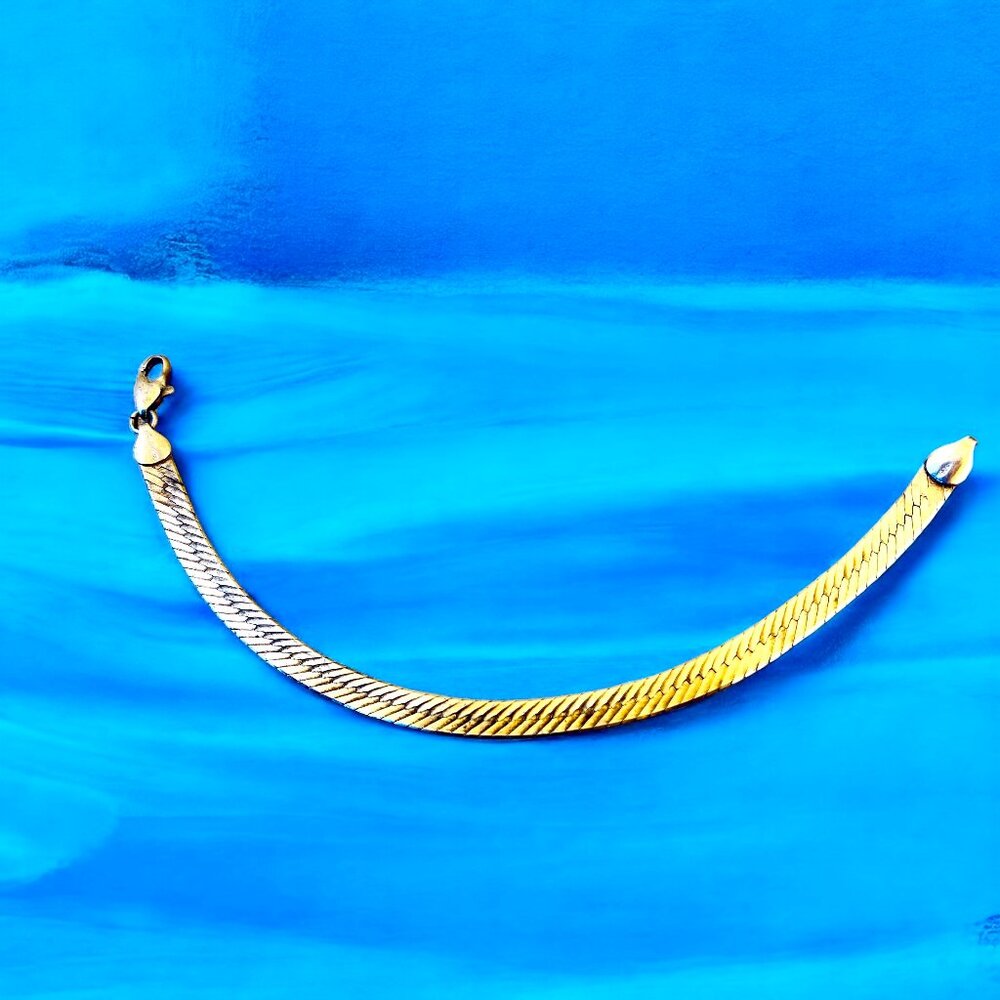 Sterling Silver Italy Bracelet Flat Comfortable Links StaElegant Silver Bracelet